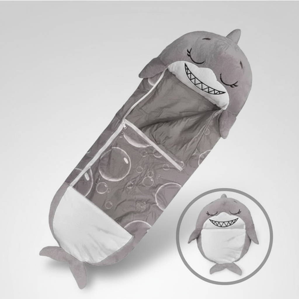 Animal-Themed Portable Sleeping Bag for Kids – Soft & Washable