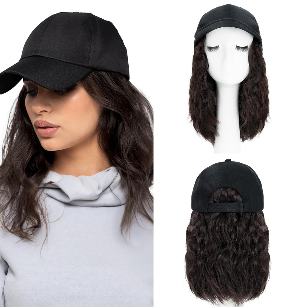 Stylish Flame-Resistant Wavy Hair Cap for Effortless Looks