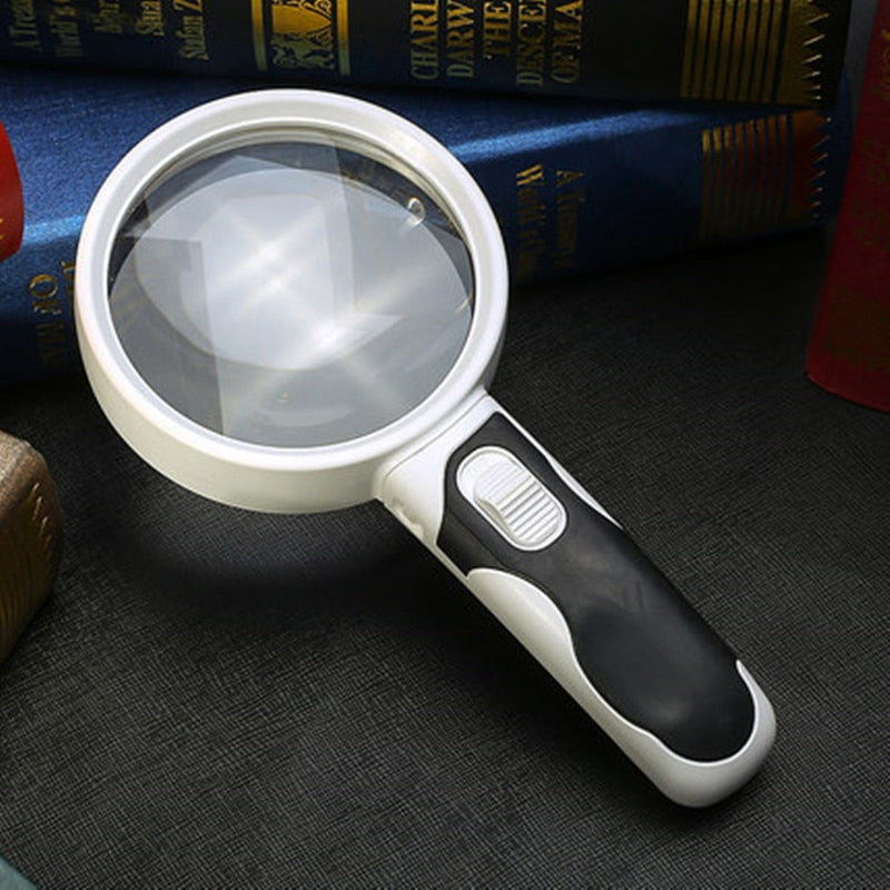 Illuminated Magnifier for Enhanced Reading & Crafts
