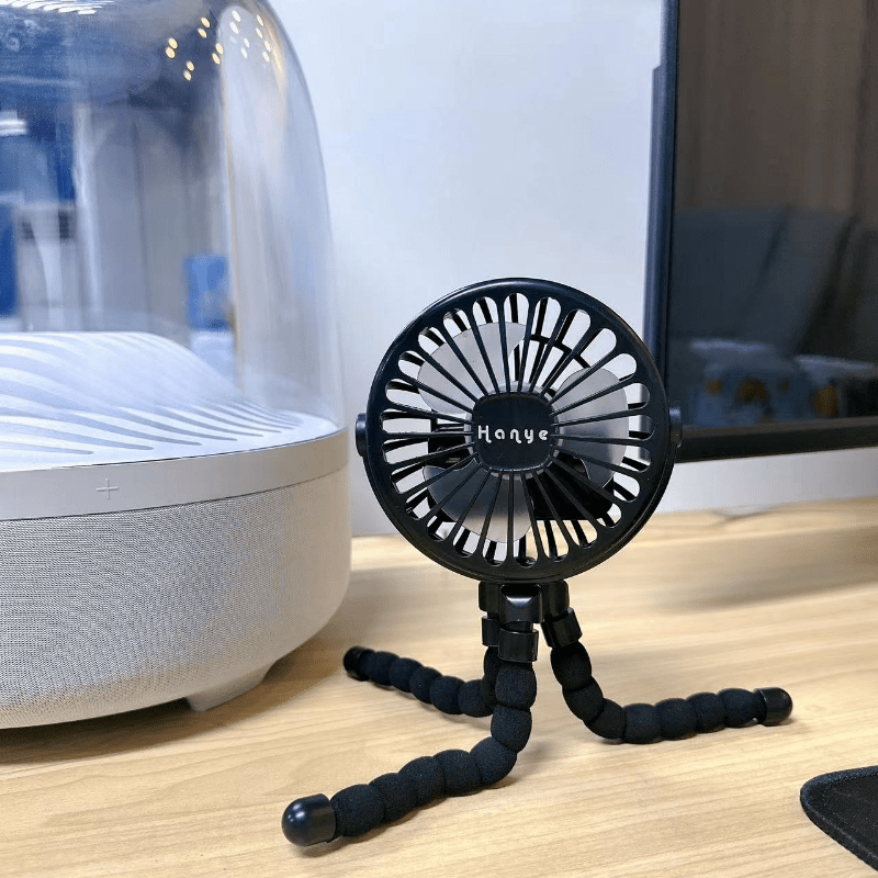 BreezyBuddy – Compact Rechargeable Cooling Fan