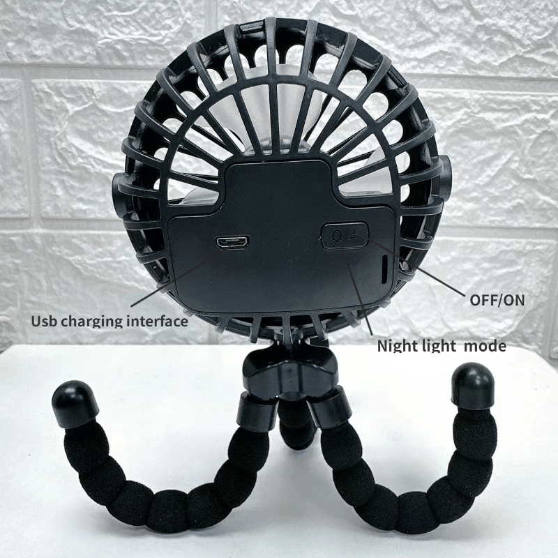BreezyBuddy – Compact Rechargeable Cooling Fan