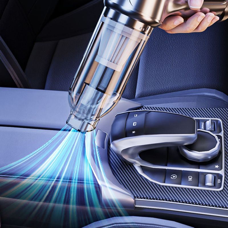 Portable Powerful Car Vacuum Cleaner – Cordless Design