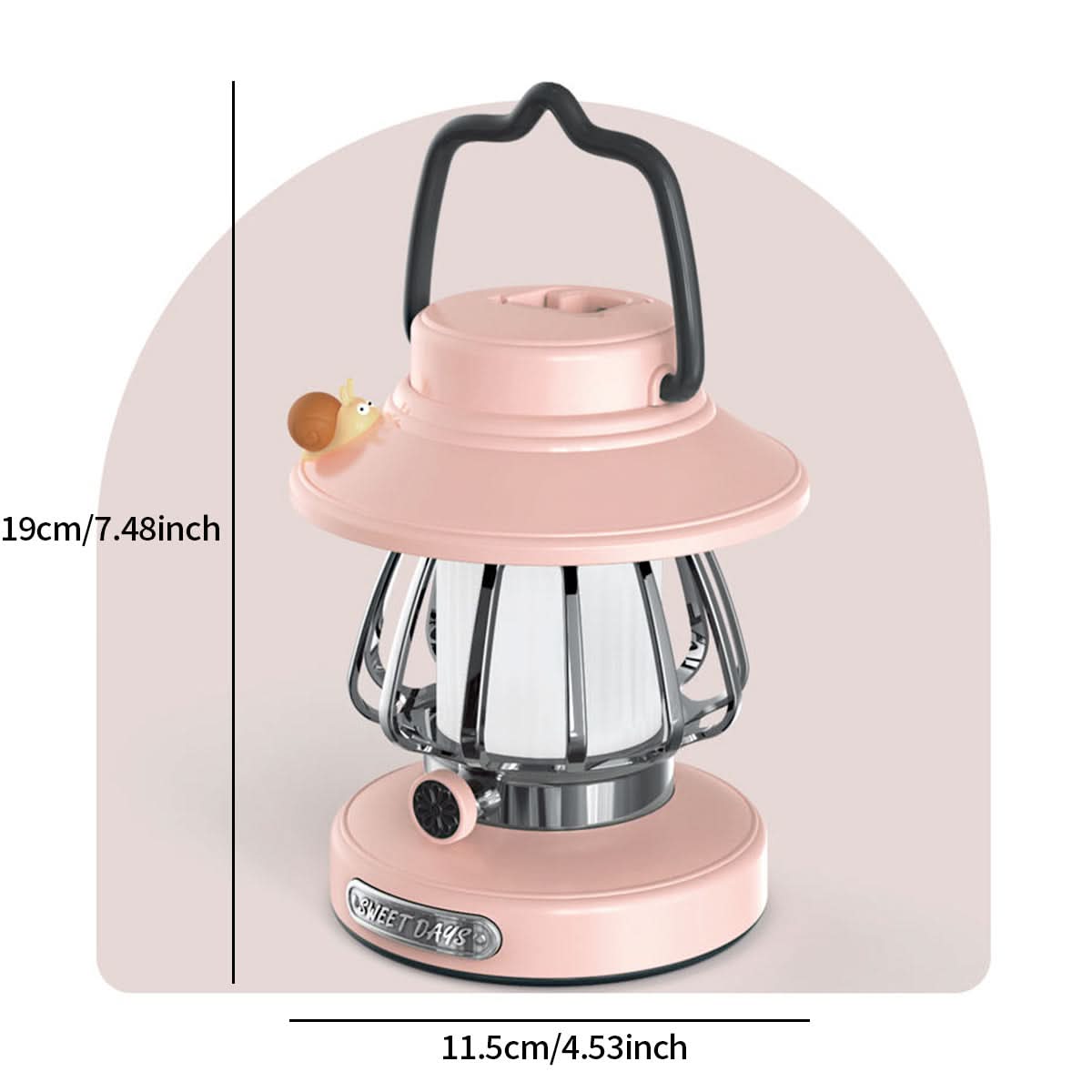 Vintage Charm Portable Night Light for Cozy Spaces