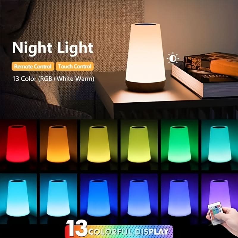 LUMAFLARE – Versatile Touch-Control Lamp for Cozy Lighting