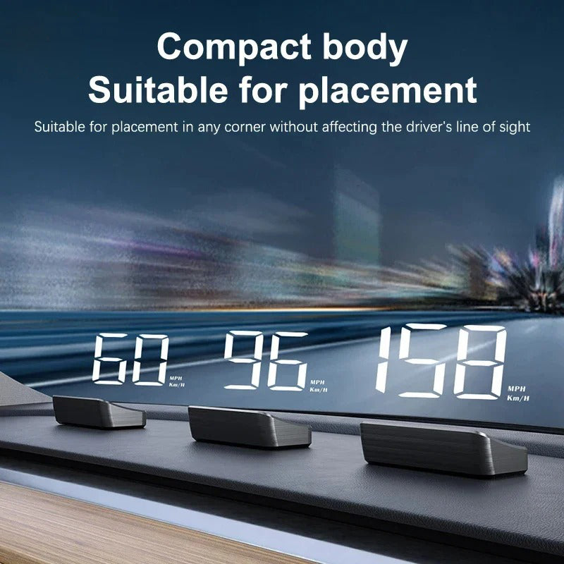 Smart Heads-Up Speed Display for Vehicles