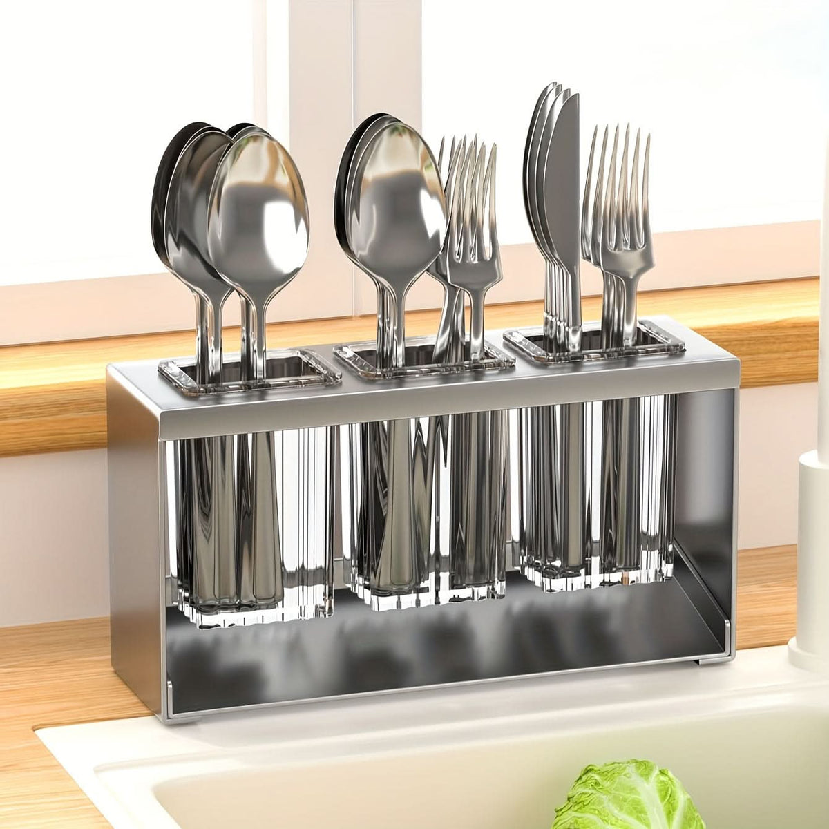 AquaDry – Innovative Utensil Organizer for Your Kitchen