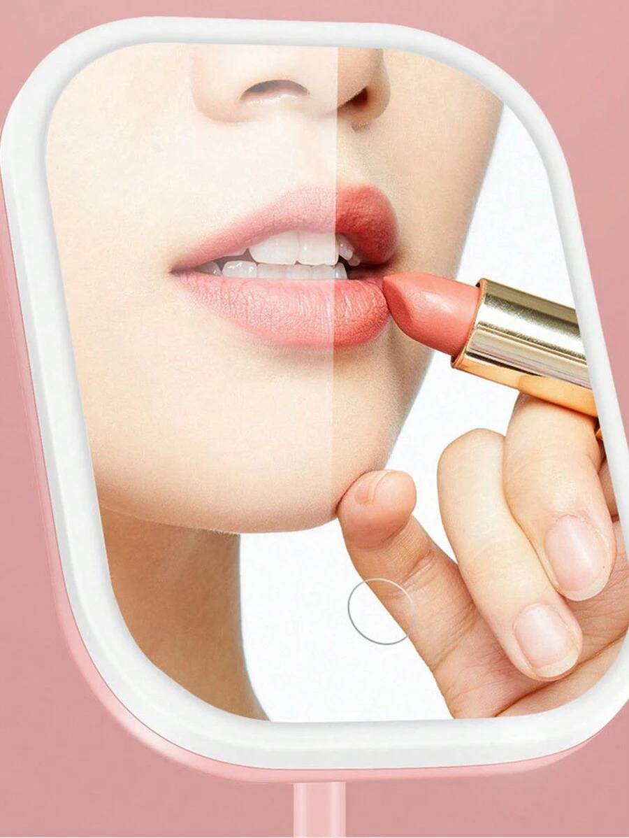 Illuminated Travel Beauty Mirror for Flawless Makeup