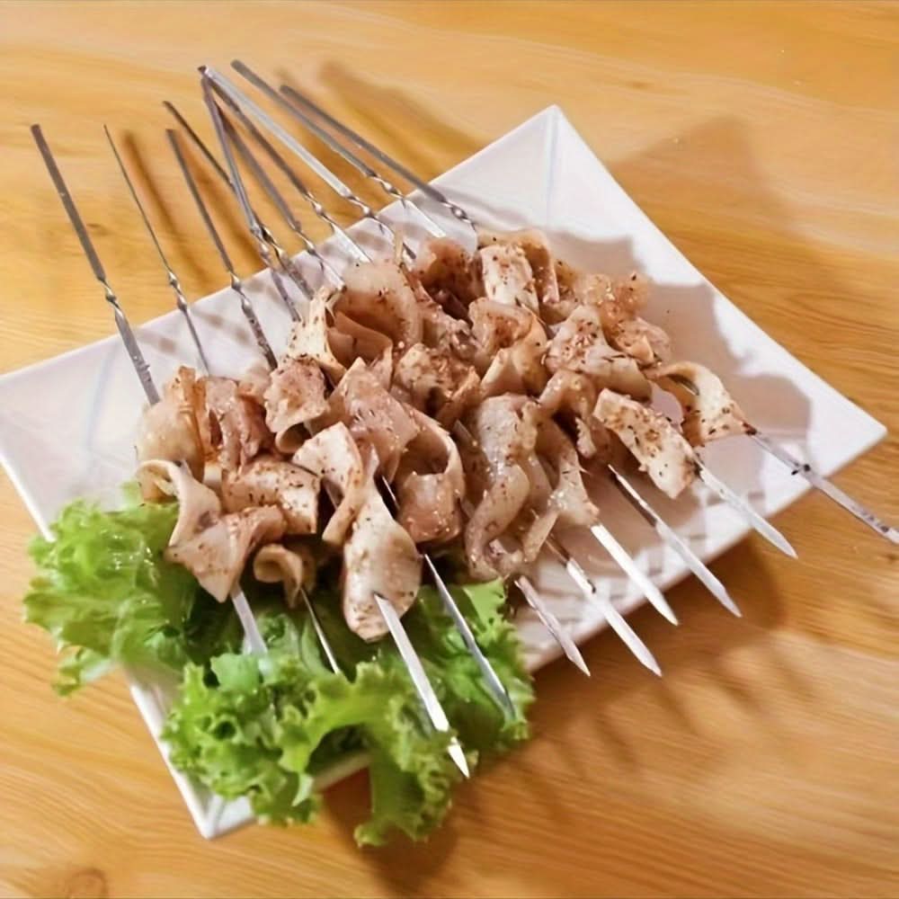 MasterGrill Stainless Steel Skewer Set for Perfect BBQ