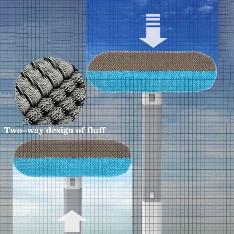 ClearView Pro – Versatile Window Cleaning Brush with Removable Screen