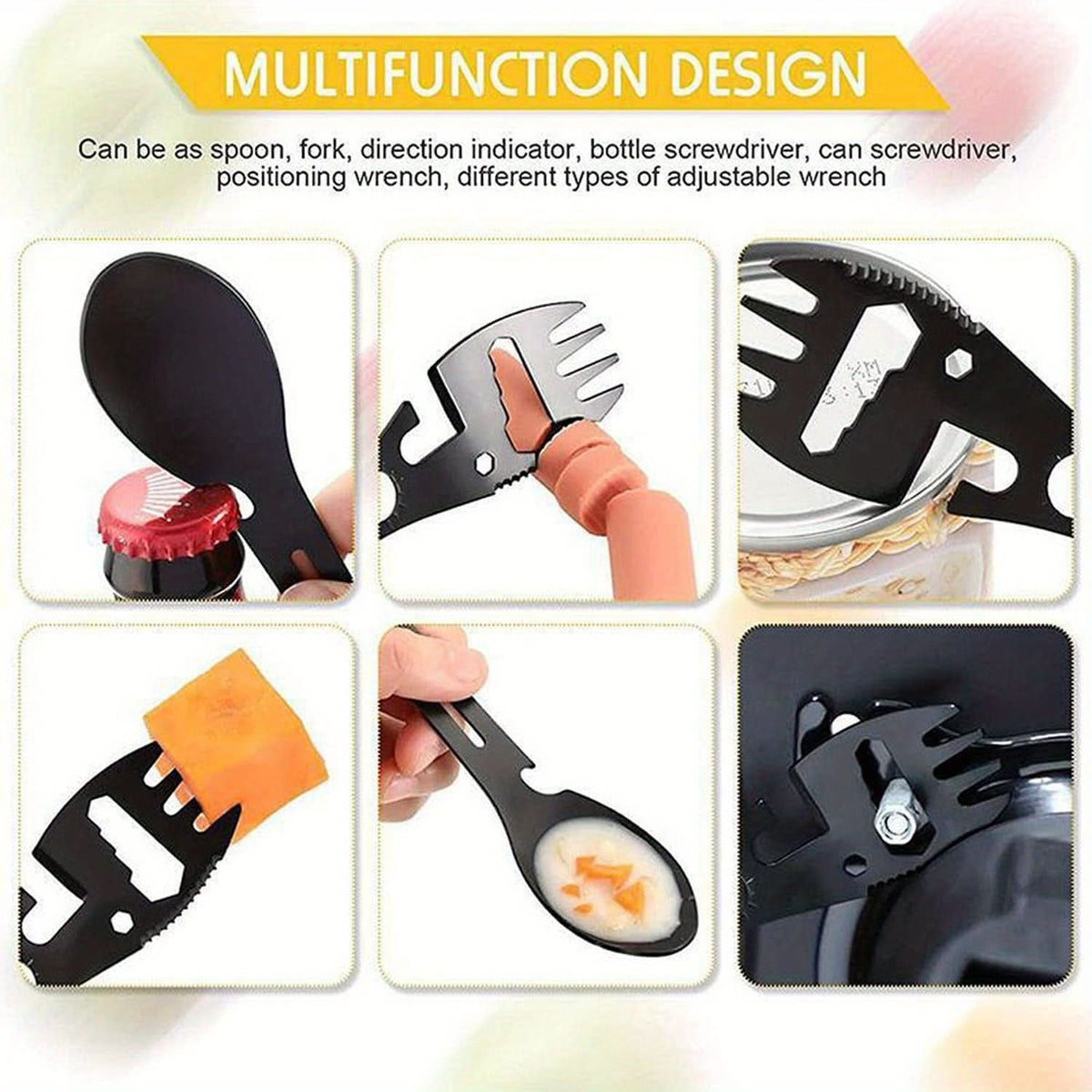 AdventureMate – All-in-One Spork Tool for Outdoor Dining