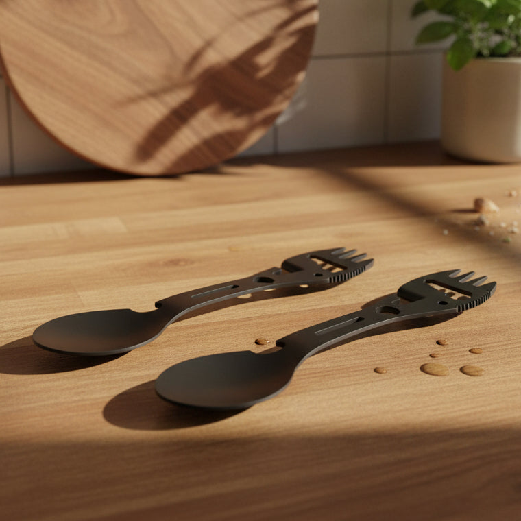 AdventureMate – All-in-One Spork Tool for Outdoor Dining