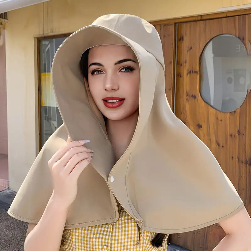 Chic Wide Brim Sun Shield Hat for Women