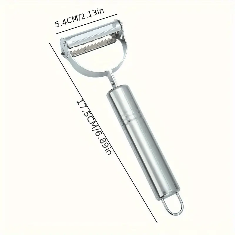 PrecisionPro – Stainless Steel Vegetable Peeler & Slicer