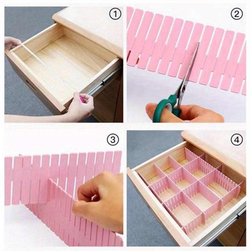CustomFit Adjustable Drawer Divider Kit