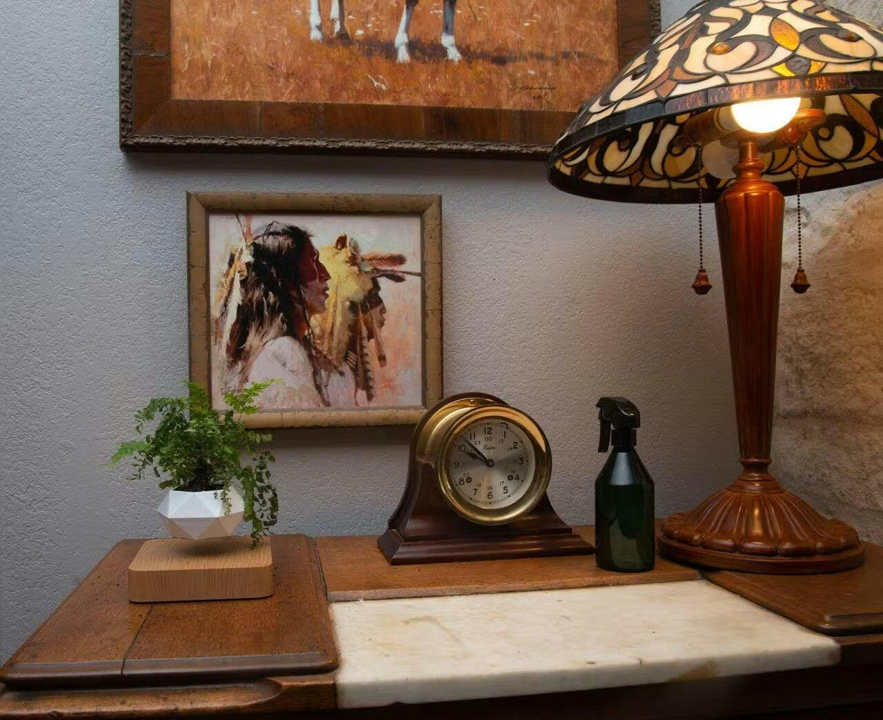 Magnetic Levitation Floating Plant Display Holder
