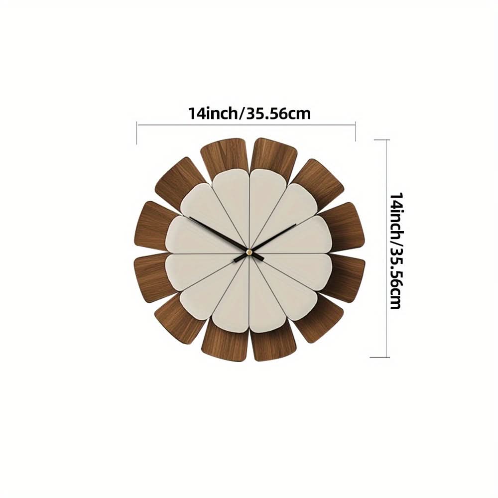 TimberCircle Battery-Powered Classic Wall Clock