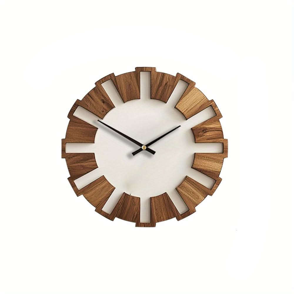 Classic Tranquil Wooden Round Wall Clock