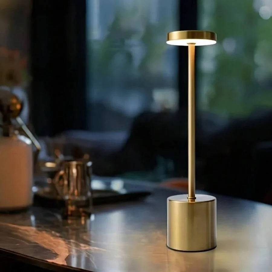 IlluminatePro – Versatile Rechargeable LED Desk Light with Flame Effect