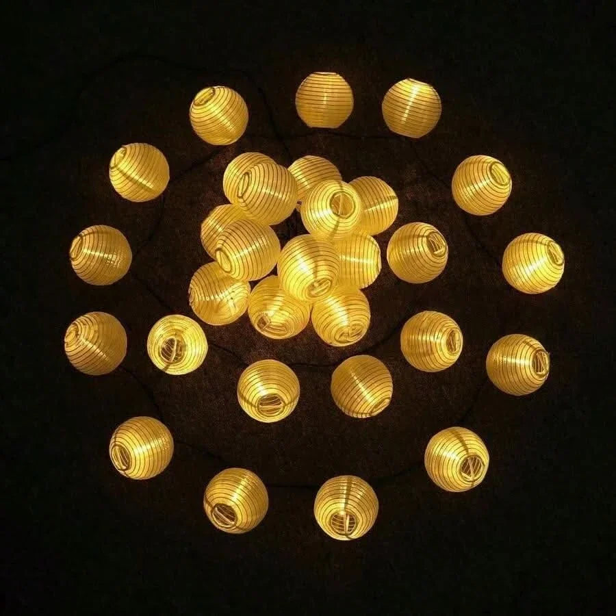LuminousGlow – Eco-Friendly Solar LED String Lights for Outdoor Celebrations