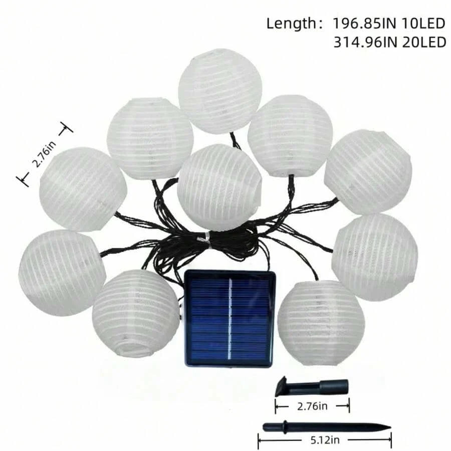 LuminousGlow – Eco-Friendly Solar LED String Lights for Outdoor Celebrations