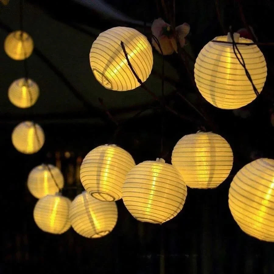 LuminousGlow – Eco-Friendly Solar LED String Lights for Outdoor Celebrations