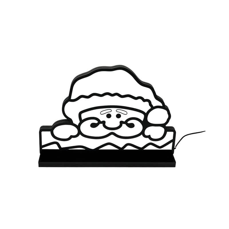 JollyGlow – 3D Santa Face Holiday Night Light