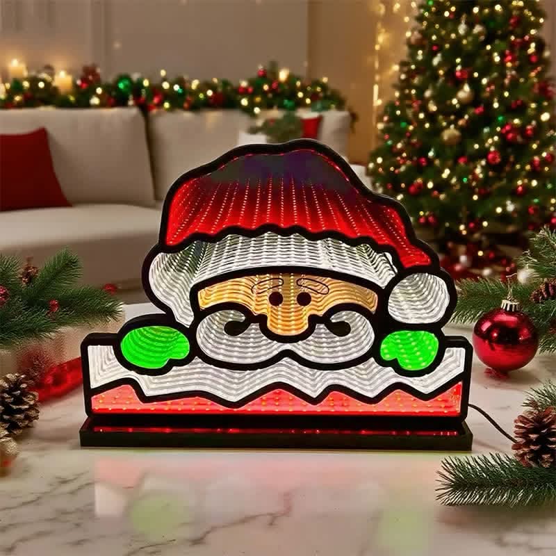 JollyGlow – 3D Santa Face Holiday Night Light