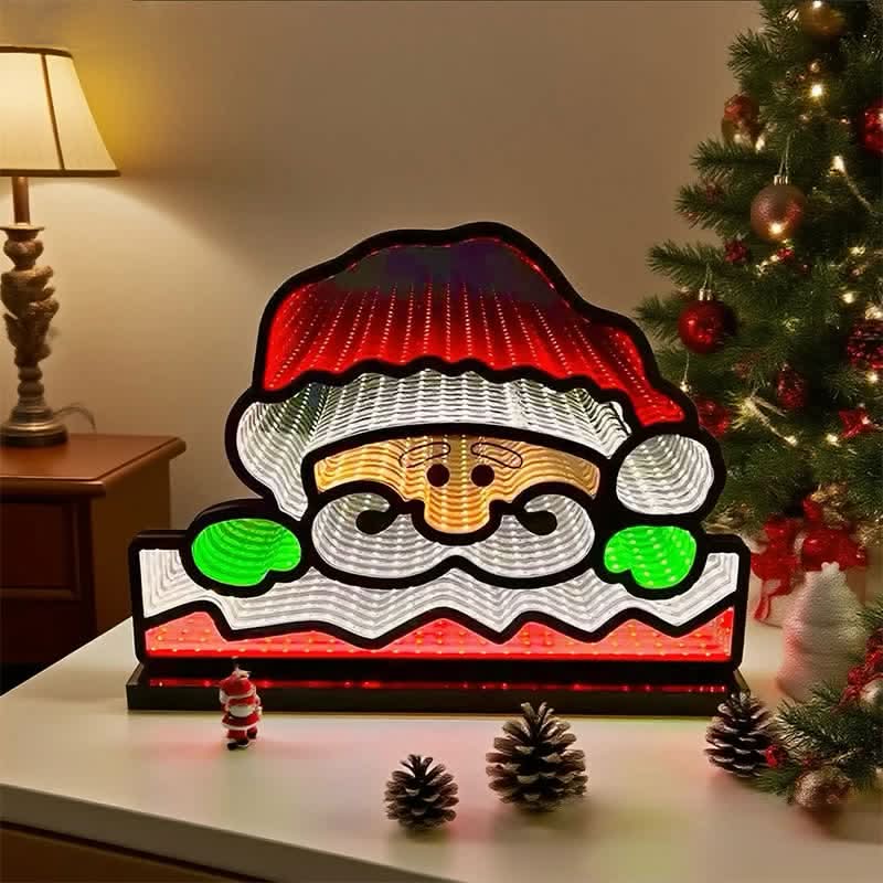 JollyGlow – 3D Santa Face Holiday Night Light