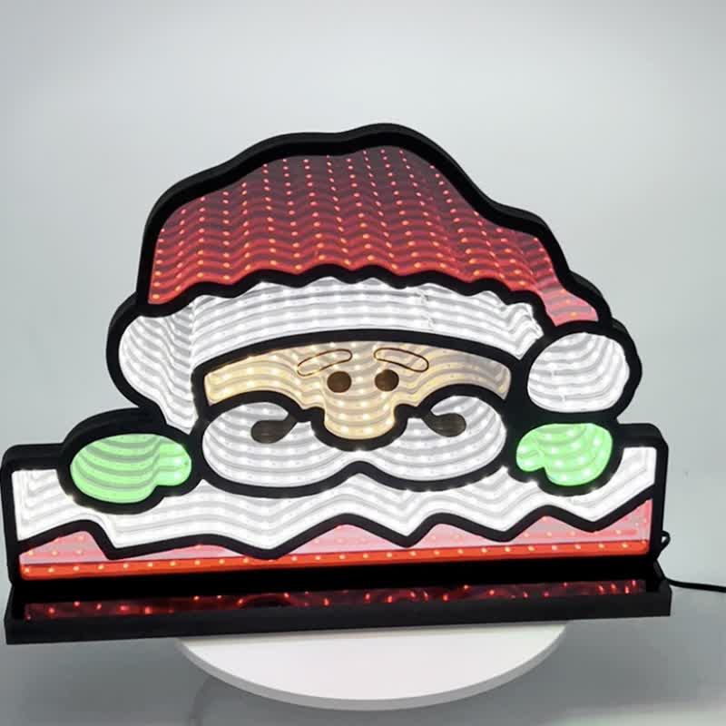 JollyGlow – 3D Santa Face Holiday Night Light