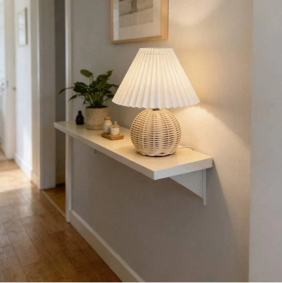 CozyGlow – USB-Powered Rattan Table Lamp for Relaxing Ambiance
