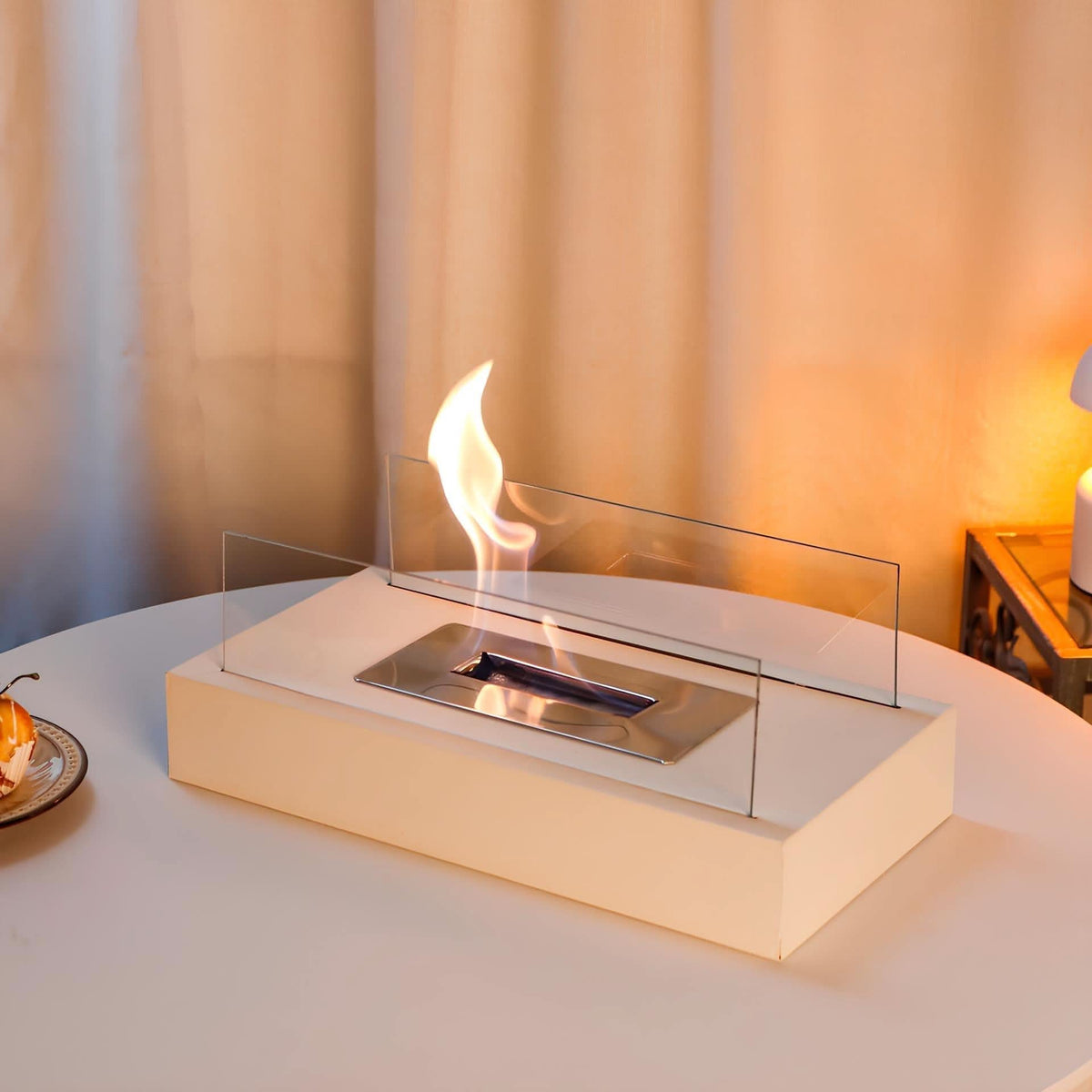 FlameGlow - Compact Bioethanol Tabletop Fireplace