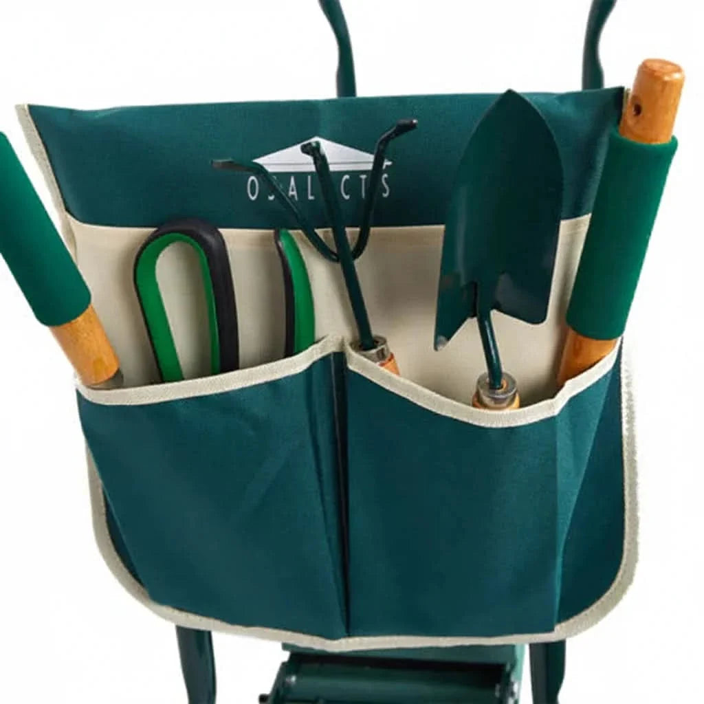 GardenEase - Versatile Seat and Knee Pad with Storage for Effortless Gardening