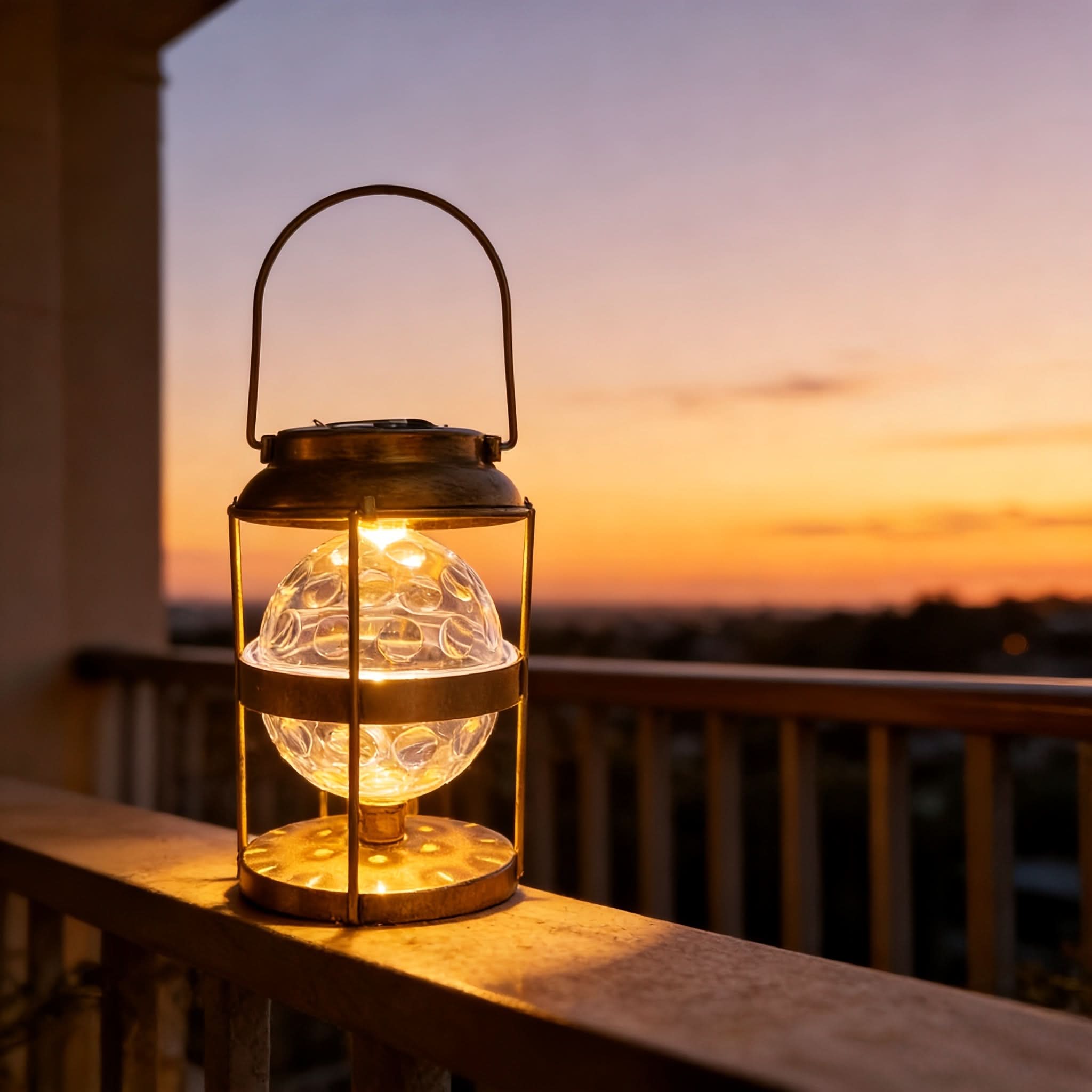 SolaraGlow – Solar-Powered Hanging Lantern for Outdoor Spaces