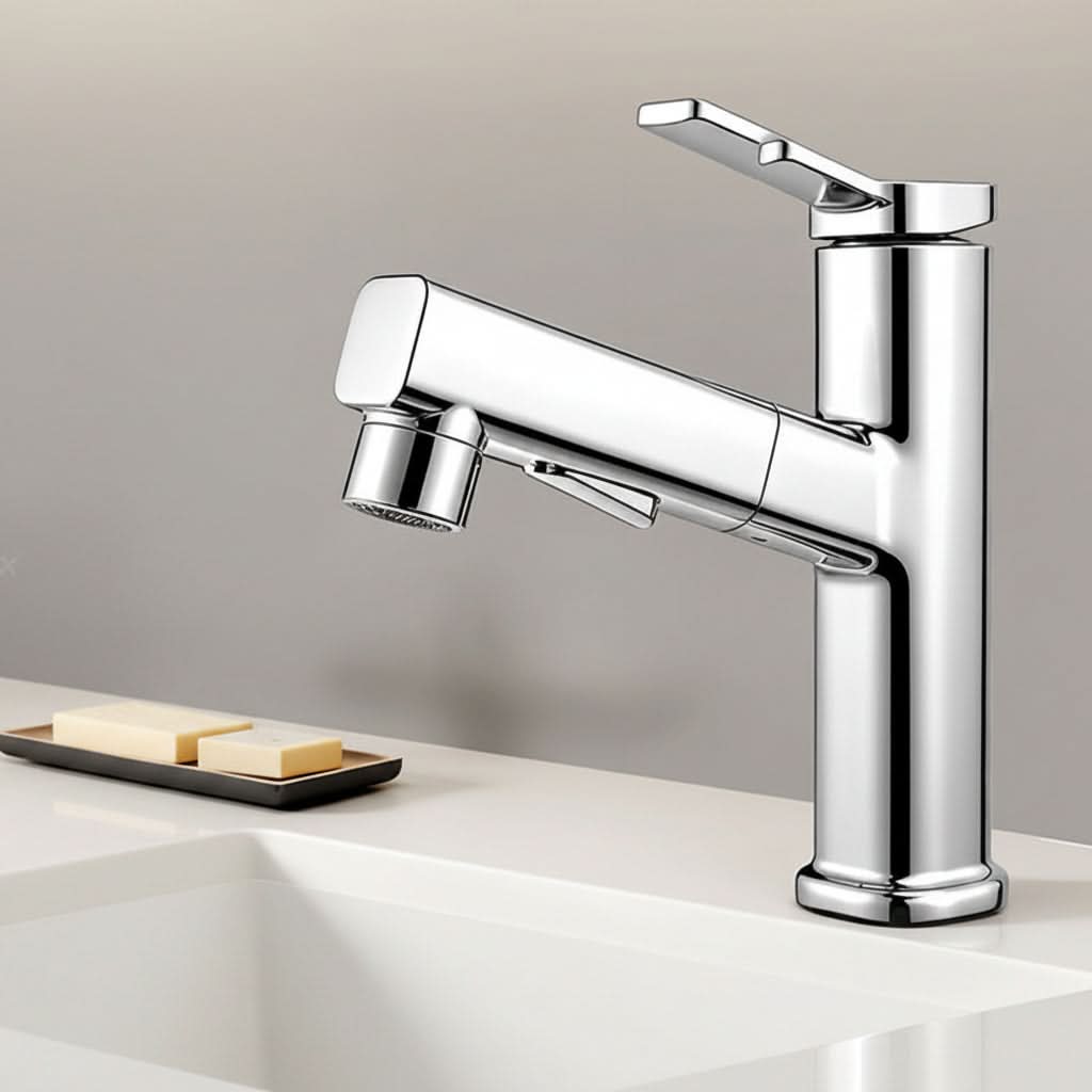 Versatile Pull-Out Faucet with Three Water Modes