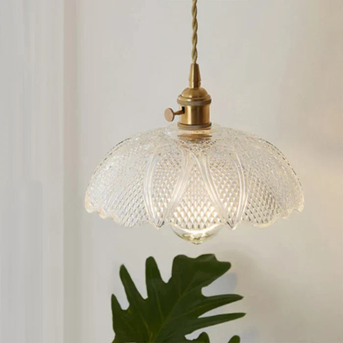 Elegant Glass Hanging Light Fixture