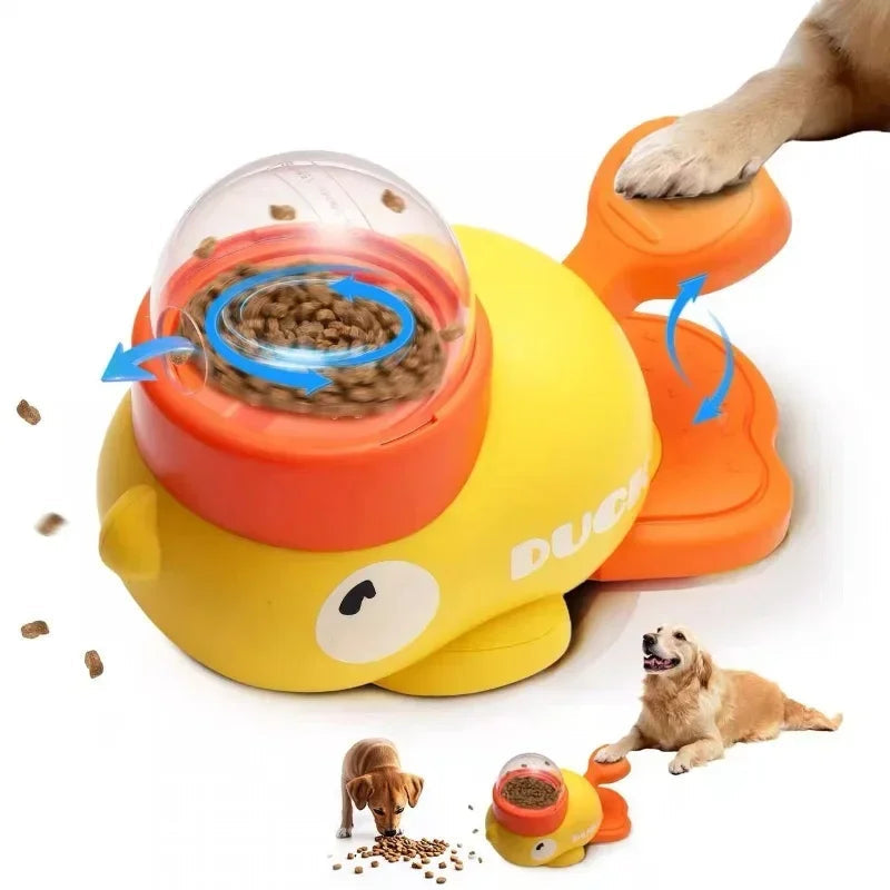 Engaging Duck-Shaped Puzzle Feeder for Dogs