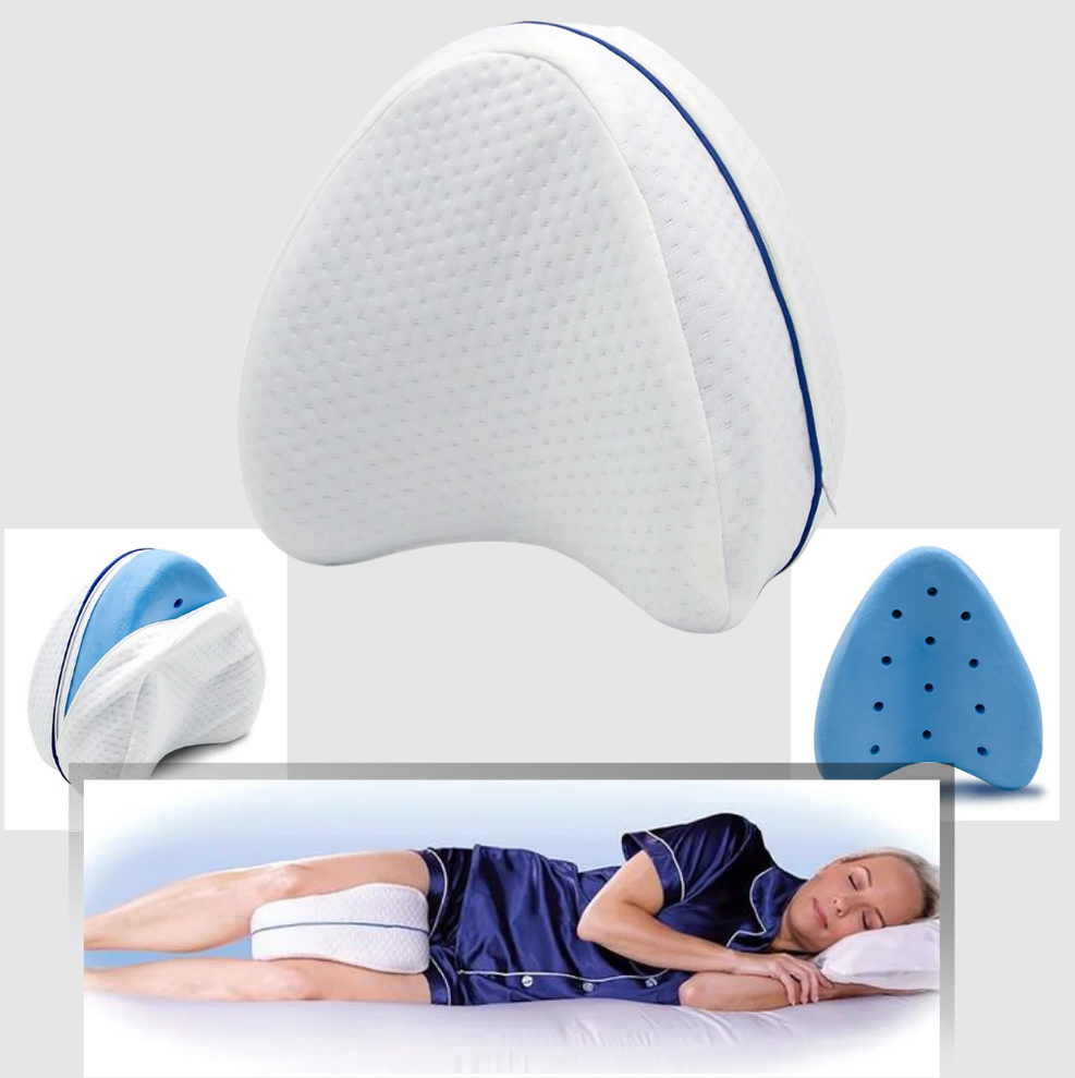 Ergonomic Memory Foam Knee Support Pillow for Comfort
