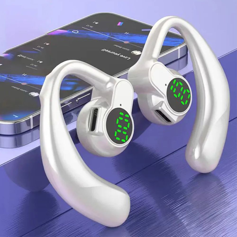 Bluetooth Ear Hook Headphones with Noise Reduction Technology