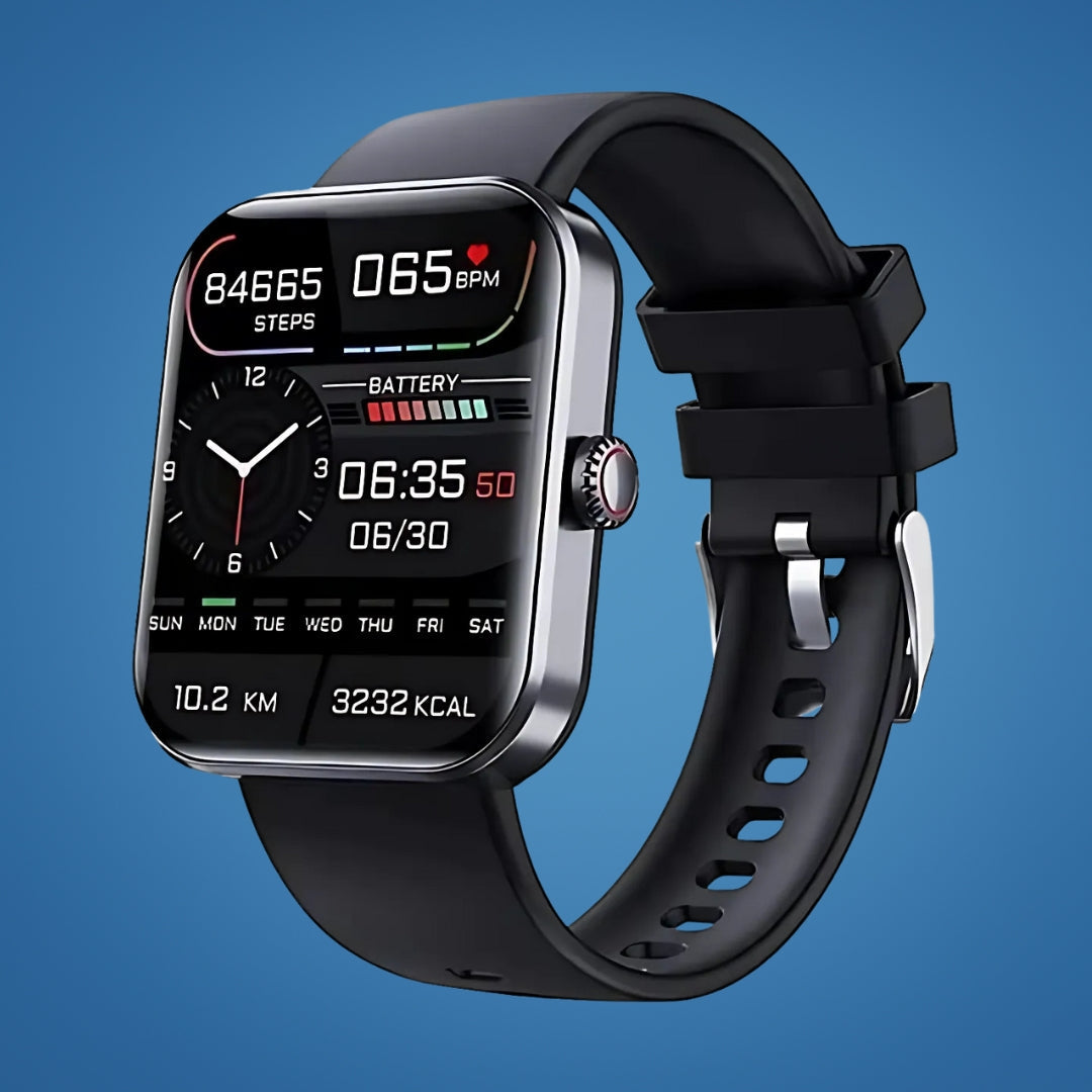 HealthSync Pro Fitness Tracker – 1.5" AMOLED Smartwatch with Heart Rate, Activity Monitoring, Bluetooth 5.0, IP68 & 7-Day Battery Life