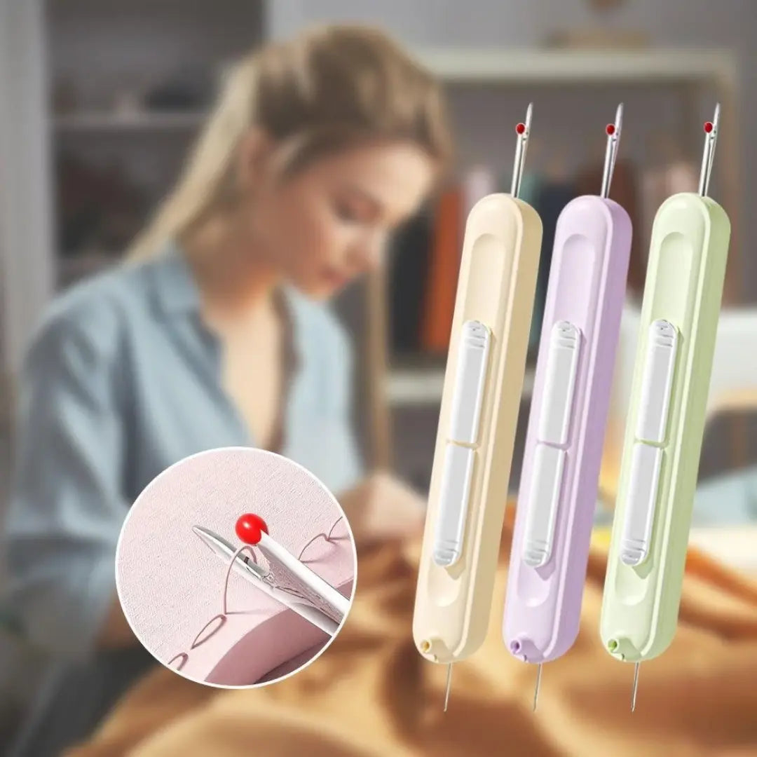 SewSmart Duo: Needle Threader & Seam Ripper Tool Set