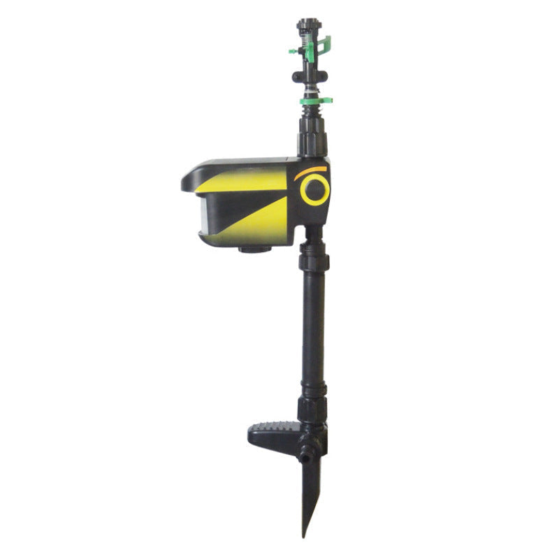 Solar-Powered Motion Sensor Sprinkler for Garden Protection