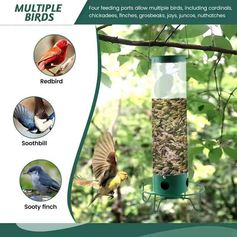 CritterGuard Outdoor Bird Feeder – Weather-Resistant & Easy-Clean Design