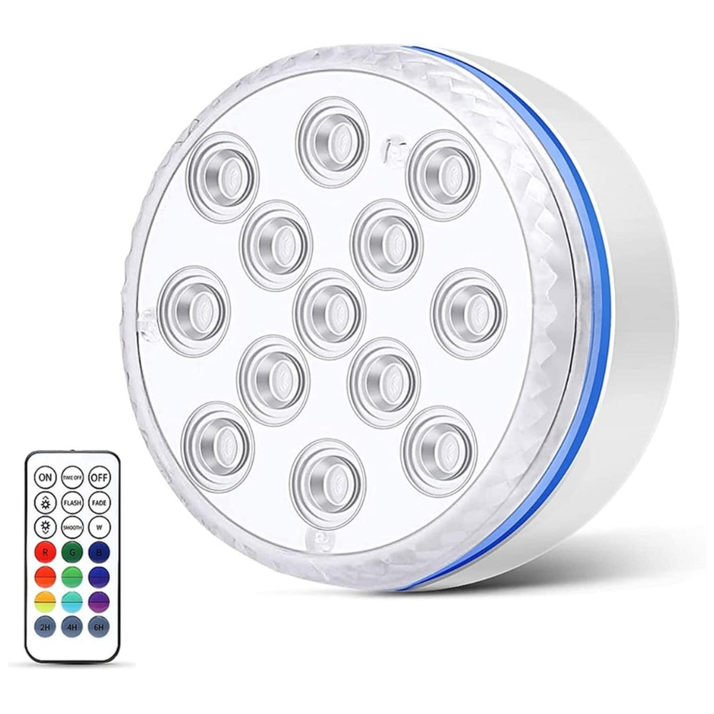 Vibrant Submersible LED Lights for Pool Parties