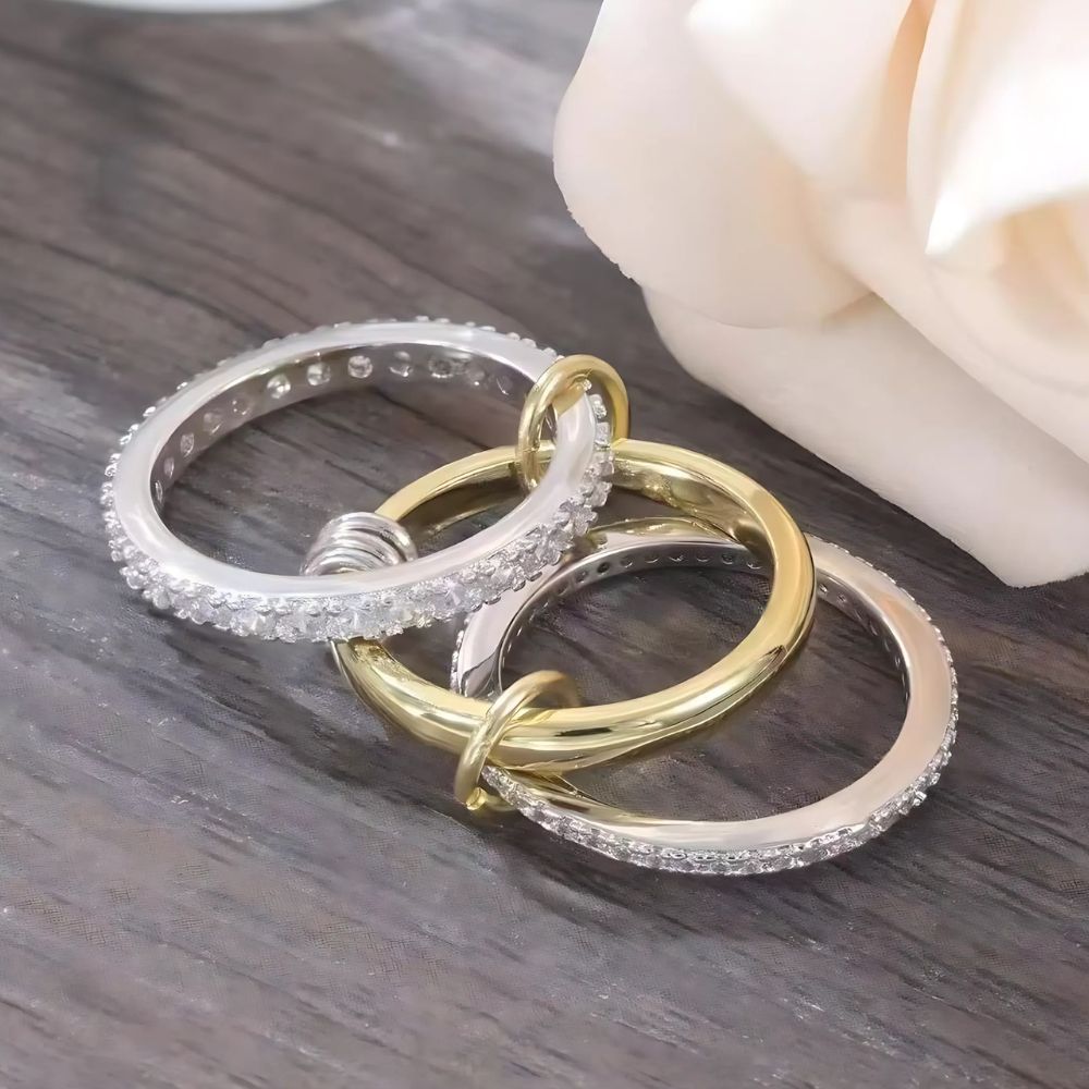 Elegant Gold Layered Ring Set for Everyday Glamour
