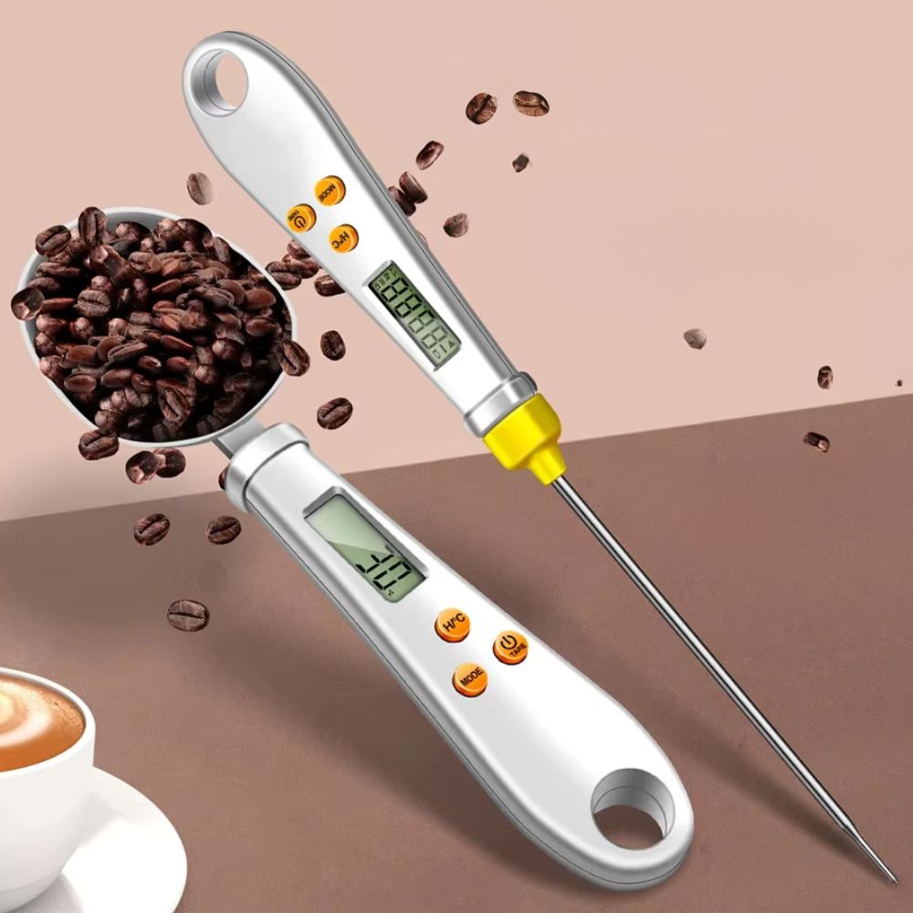 Versatile Digital Spoon Scale & Temperature Gauge
