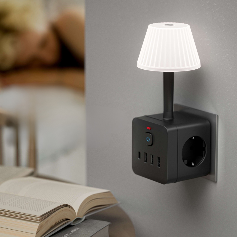 Smart Glow Power Hub with 8-in-1 Connectivity