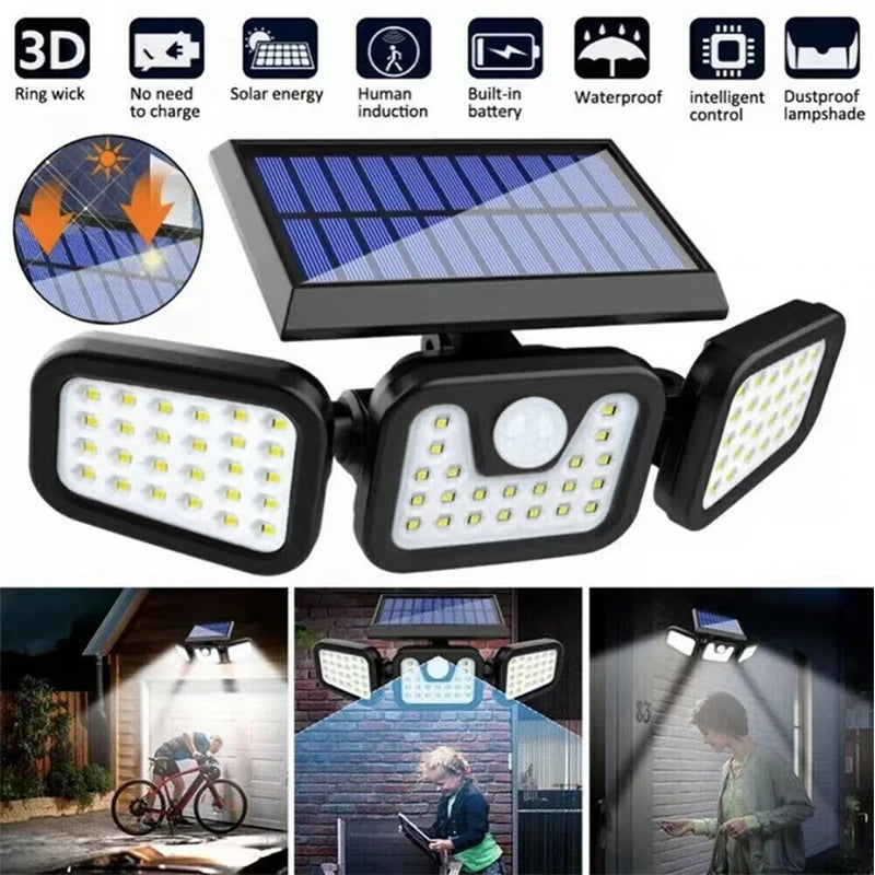 Eco-Friendly Solar Motion Light for Outdoor Security