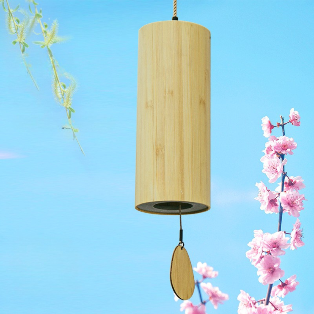 Harmony Breeze Chimes, Crafted from Pure Bamboo, Seasonal Melodies