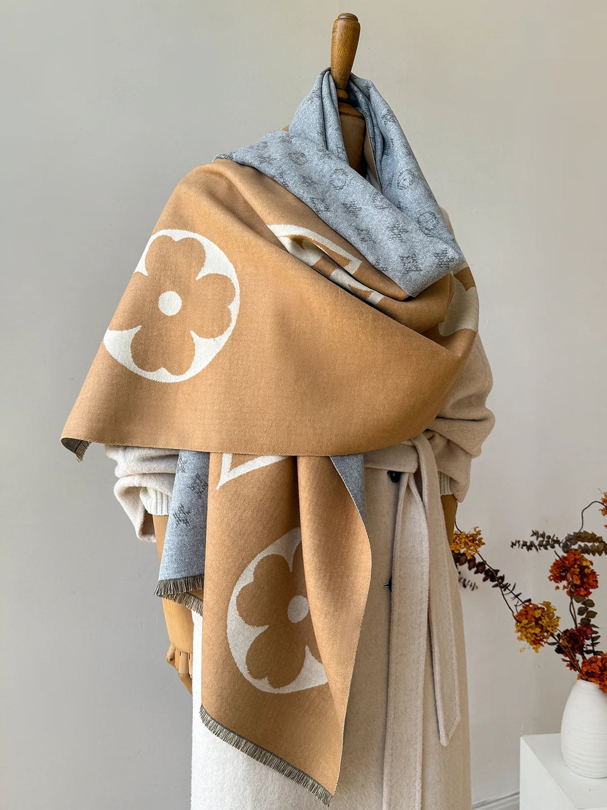 Elegant Velvet Touch Winter Scarf for Ultimate Warmth
