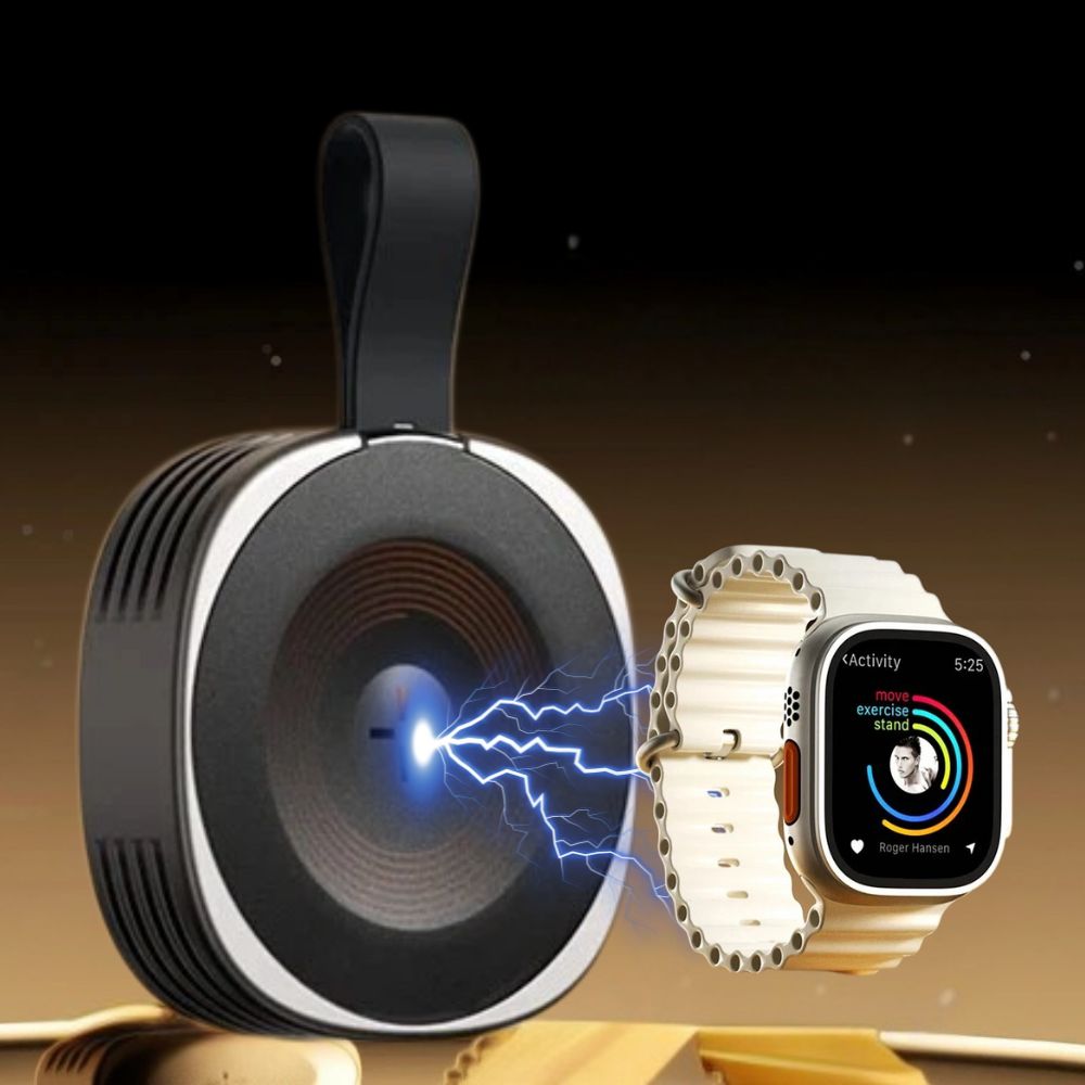 Compact Magnetic Wireless Charger for Smart Watches